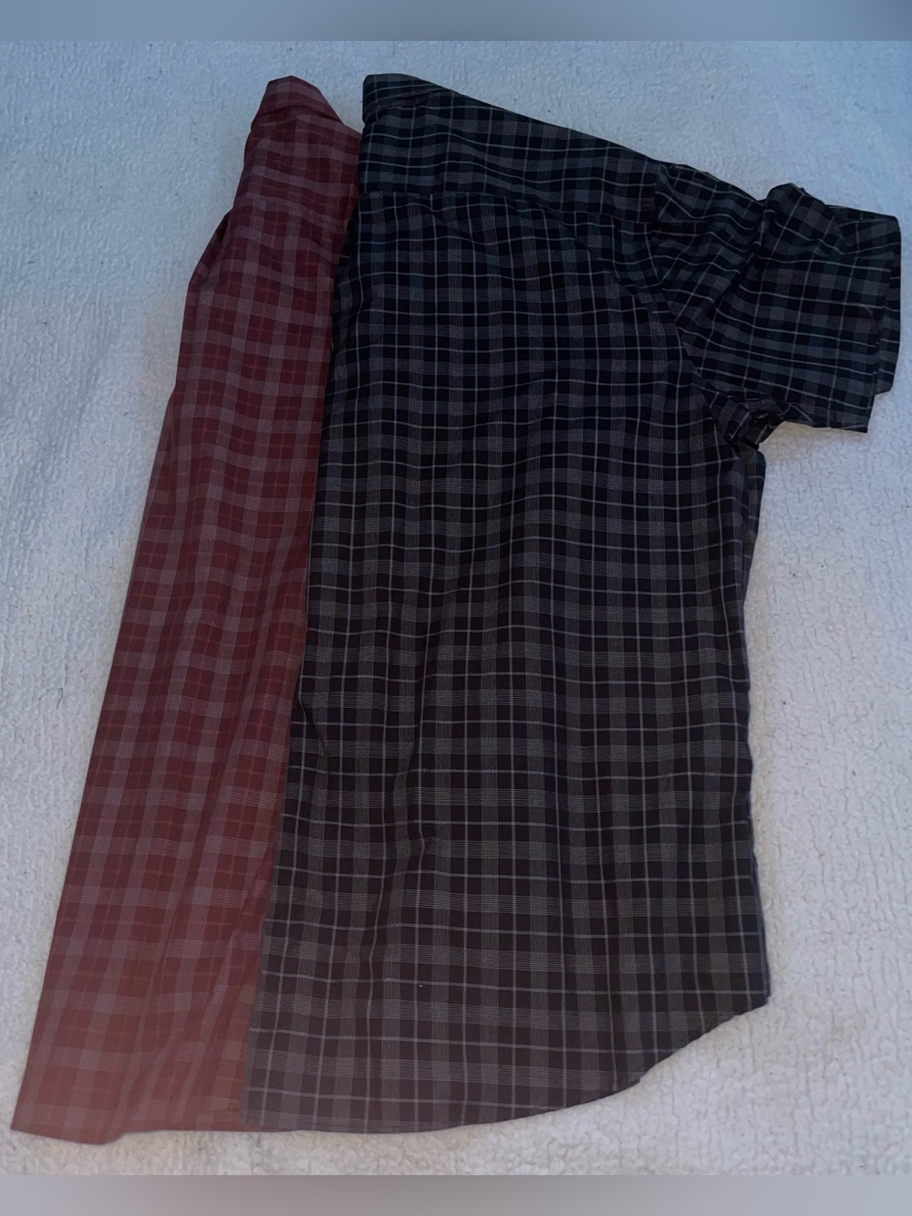 Van Heusen Traveler 3XL Short Sleeve Flannel Shirts 2-Pack Plaid